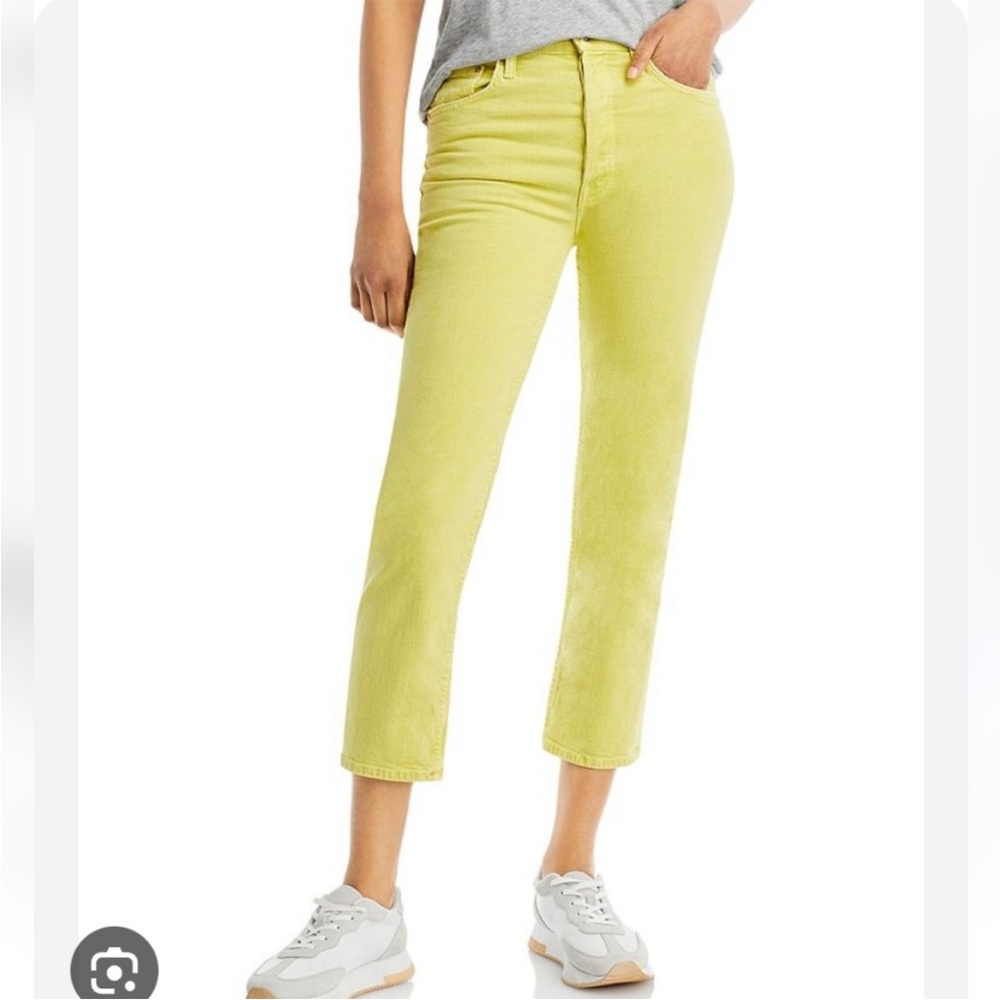 Mother Superior Lime Green Jeans 31